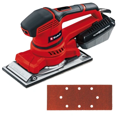 Einhell Te Os 2520 E Szlifierka Oscylacyjna, Czerwony/Czarny - obrazek 1
