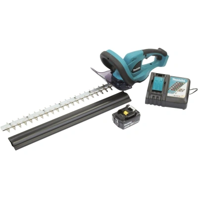Makita DUH523RF Akumulatorowe Nożyce do Żywopłotu, 210 W, 18 V, Czarny/Zielony, 52 cm - obrazek 1