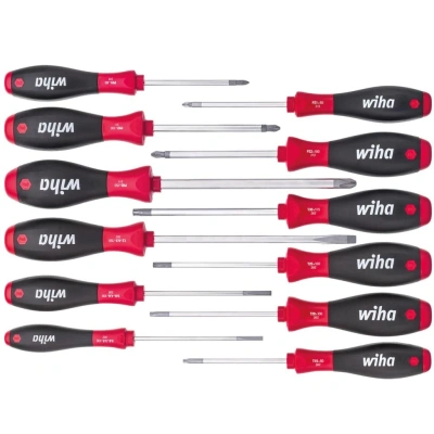 Wiha Zestaw wkrętaków SoftFinish, 12 szt., 41002 - obrazek 1
