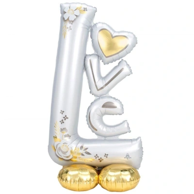 BALON FOLIOWY AIRLOONZ WEDDING LOVE 73X147CM BALON FOLIOWY AIRLOONZ WEDDING LOVE 73X147CM