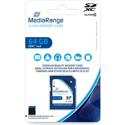 MediaRange SDXC karta pamięci, klasa 10, 64 GB