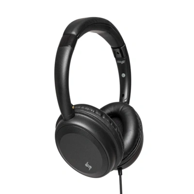 Stagg SHP 3000H zamknięte słuchawki studyjne stereo, monitorowanie, nagrywanie i miksowanie, przewodowe mini jack stereo 3,5 mm z adapterem 6,5 mm, kompaktowe, lekkie