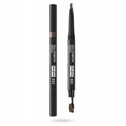 Pupa Milano, Full Eyebrow Pencil, Kredka Do Brwi 003 Dark Brown, 0,2g - obrazek 1