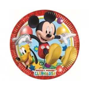 TALERZYKI PAPIEROWE MYSZKA MICKEY 23 CM 8 SZT. TALERZYKI PAPIEROWE MYSZKA MICKEY 23 CM 8 SZT.