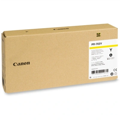 ImagePROGRAF 810 Canon PFI 703Y tusz żółty, zwiększona pojemność, oryginalny - obrazek 1