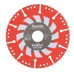 MAKITA TARCZA DIAMENTOWA RESCUE 125×22,23mm SEGMENT(SUCHO) STAL, INOX, PVC, MAKITA TARCZA DIAMENTOWA RESCUE 125×22,23mm SEGMENT(SUCHO) STAL, INOX, PVC,