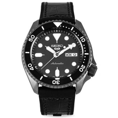 Seiko Zegarek Automatyczny Taśma Skórzana 5K3 Specialist/Czarny Seiko Zegarek Automatyczny Taśma Skórzana 5K3 Specialist/Czarny