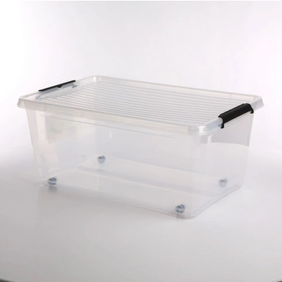 Orplast Simple Box On Wheels 40 litrów, przezroczysty, 1 - obrazek 1