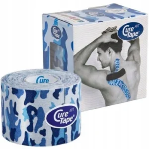 Cure Tape Art Taśma Kinesiotaping 5 cm x 5 m – Army Blue Cure Tape Art Taśma Kinesiotaping 5 cm x 5 m – Army Blue