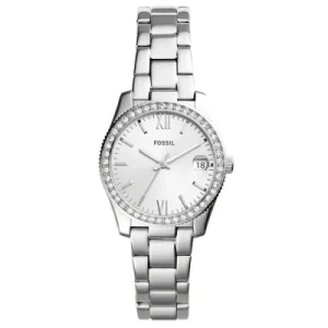 Fossil Zegarek Scarlette Mini Damski 32 mm Srebrny ES4317 Fossil Zegarek Scarlette Mini Damski 32 mm Srebrny ES4317