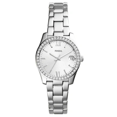 Fossil Zegarek Scarlette Mini Damski 32 mm Srebrny ES4317 Fossil Zegarek Scarlette Mini Damski 32 mm Srebrny ES4317