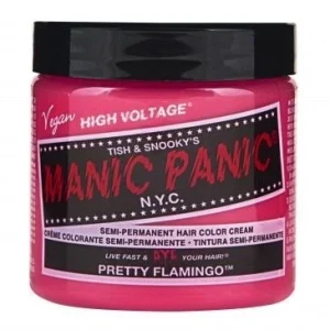 Manic Panic Pretty Flamingo Classic Creme, Vegan, Cruelty Free, Pink Semi Permanent Hair Dye 3 x 118ml