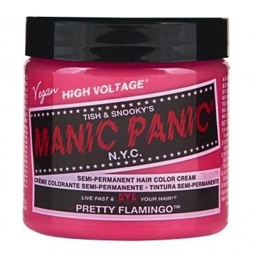Manic Panic Pretty Flamingo Classic Creme, Vegan, Cruelty Free, Pink Semi Permanent Hair Dye 3 x 118ml - obrazek 1