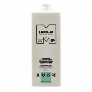 Label.M Organic Lemongrass Moisturising Conditioner Odywka nawilajca do wosów 1000 ml Label.M Organic Lemongrass Moisturising Conditioner Odywka nawilajca do wosów 1000 ml