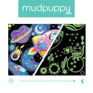 Mudpuppy, Puzzle świecące w ciemności, Kosmiczne marzenia, 100 elementów