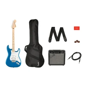 Squier Affinity Series HSS Pack MN Lake Placid Blue Zestaw gitary elektrycznej Squier Affinity Series HSS Pack MN Lake Placid Blue Zestaw gitary elektrycznej