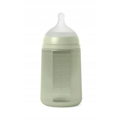 SUAVINEX Butelka silikonowa SX PRO średni przepływ 240 ml Green