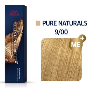 Wella Koleston Perfect Me+ Pure Naturals Permanent Hair Color Cream, nr 9/00 jasny blond naturalny, 0,66 kg Wella Koleston Perfect Me+ Pure Naturals Permanent Hair Color Cream, nr 9/00 jasny blond naturalny, 0,66 kg
