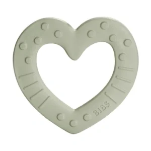 Bibs. gryzak Baby Bitie Heart Sage Bibs. gryzak Baby Bitie Heart Sage
