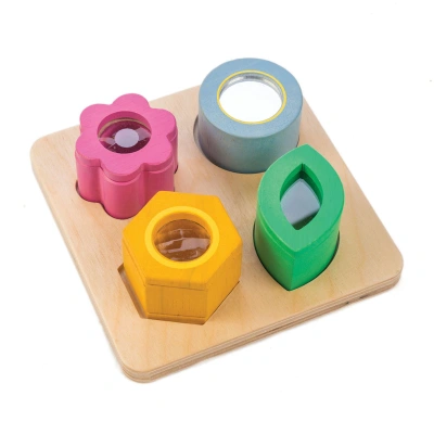 Tender Leaf Toys Sensoryczna Układanka Optyczna – Kwiaty
