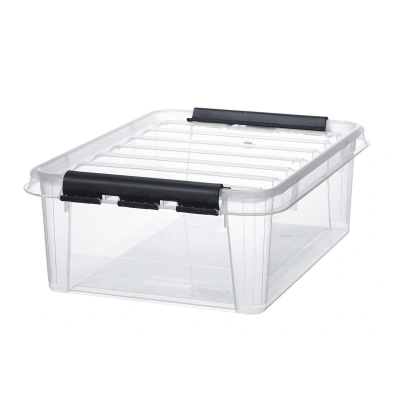 Orthex 3494070 Smart Store Classic pojemnik na klips, pojemność 24/21 l, przezroczysty - obrazek 1