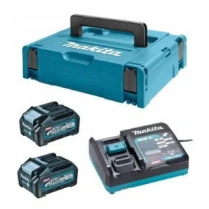 MAKITA ZESTAW ZASILAJĄCY 40V XGT (BL4040x2+DC40RA) MAKPAC MAKITA ZESTAW ZASILAJĄCY 40V XGT (BL4040x2+DC40RA) MAKPAC