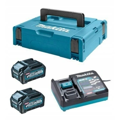 MAKITA ZESTAW ZASILAJĄCY 40V XGT (BL4040x2+DC40RA) MAKPAC - obrazek 1