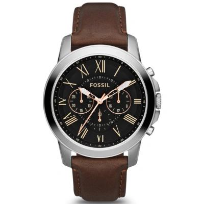 Fossil Zegarek chronograficzny, Męski, Rozmiar: One Size, Brązowy