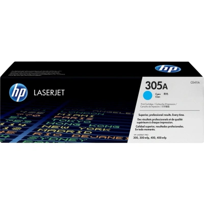 HP Toner CE411AC - Błękitny - 2600 stron - obrazek 1