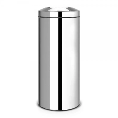 Kosz samogaszący na śmieci BRABANTIA, stal polerowana, 30 l Kosz samogaszący na śmieci BRABANTIA, stal polerowana, 30 l