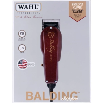 Wahl Balding Clipper maszynka do strzyżenia włosów dla mężczyzn z precyzyjnym cięciem, czarny/ Wahl Balding Clipper maszynka do strzyżenia włosów dla mężczyzn z precyzyjnym cięciem, czarny/