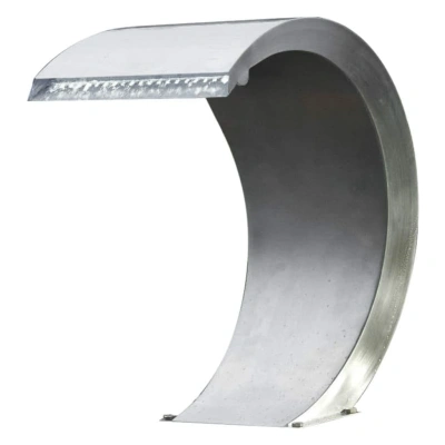 Ubbink Mamba Wasserfall mit LED Beleuchtung Edelstahl - obrazek 1