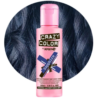 Crazy Color Tint farba do włosów 72 szafir 100 ml, - obrazek 1