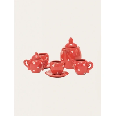 Moulin Roty Ceramiczny zestaw do herbaty w walizce Kokosek Baby Store