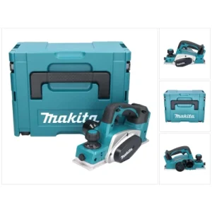Makita DKP180ZJ strug akumulatorowy 82 mm, 18 V, w walizce Makpac bez akumulatora/ładowarki Makita DKP180ZJ strug akumulatorowy 82 mm, 18 V, w walizce Makpac bez akumulatora/ładowarki