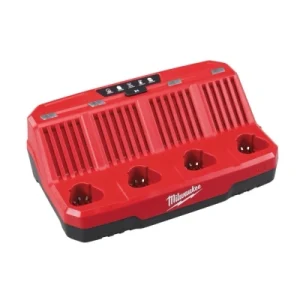Sistema M12 Carga en 30/60 min. Li Ion y RED litowo jonowy 4 Puertos secuenciales Sistema M12 Carga en 30/60 min. Li Ion y RED litowo jonowy 4 Puertos secuenciales