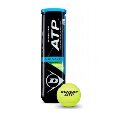 Dunlop, Piłka tenisowa, ATP Championship, żółty, 4 szt. - obrazek 1