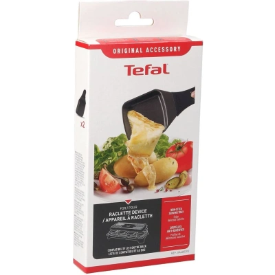 Tefal SPVINP28885 Lot de 2 Coupelles Antiadhesive Pour miski do raclette z powłoką zapobiegającą przywieraniu XA400202, stal nierdzewna, czarna - obrazek 1