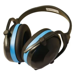 Silverline Składane nauszniki SNR 30dB (H=34dB M=28dB L=19dB) (633816), niebieskie i czarne Silverline Składane nauszniki SNR 30dB (H=34dB M=28dB L=19dB) (633816), niebieskie i czarne