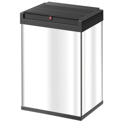 Hailo Big-Box Swing - Kosz na śmieci - Rozmiar L - Stal nierdzewna - obrazek 1
