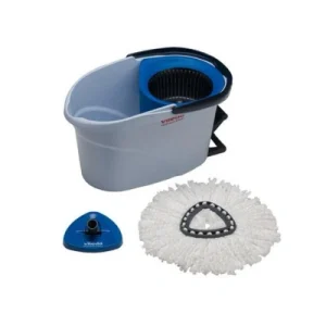 Wiadro z mopem VILEDA Ultraspin Starter Kit, niebieski Wiadro z mopem VILEDA Ultraspin Starter Kit, niebieski