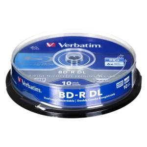 Płyty BD R VERBATIM, 50 GB, 6x, 10 szt.